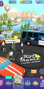 Tour de France Cycling Legends app screenshot 1