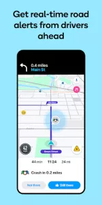 Waze Navigation & Live Traffic app screenshot 2