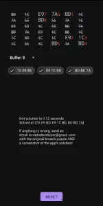Cyberpunk 2077 Breach Solver app screenshot 4