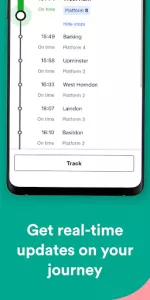 Trainline app screenshot 4