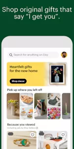 Etsy app screenshot 1