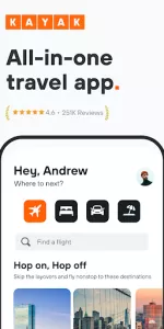 KAYAK app screenshot 1