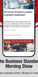 Business Standard app screenshot 2
