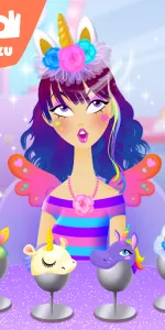 Girls Hair Salon Unicorn app screenshot 10