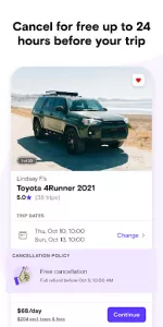 Turo  app screenshot 4