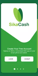 SikaCash app screenshot 1