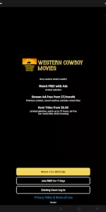 Western Cowboy Movies app screenshot 1