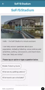 SoFi Stadium app screenshot 3