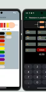 Electronics circuit calculator app screenshot 2