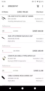 DigiKey app screenshot 6