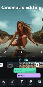 Filmora：AI Video Editor, Maker app screenshot 1