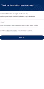 SSA Mobile Wage Reporting app screenshot 21