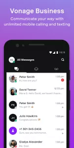 Vonage Business Communications app screenshot 1