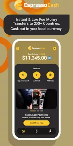 Espresso Cash app screenshot 1