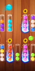 Color Ball Sort Wooden Puzzle app screenshot 5