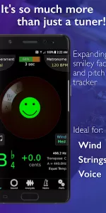 TonalEnergy Tuner & Metronome app screenshot 1