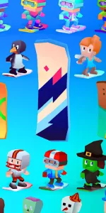 Blocky Snowboarding app screenshot 14