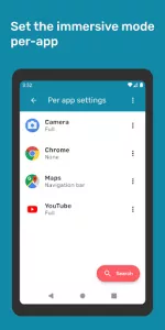 Immersive Mode Manager app screenshot 1