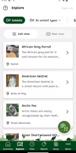 Northumberland Zoo app screenshot 2