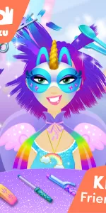 Girls Hair Salon Unicorn app screenshot 13