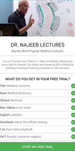 Dr. Najeeb Lectures app screenshot 10