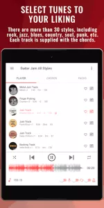 Backing Tracks Guitar Jam Play app screenshot 9