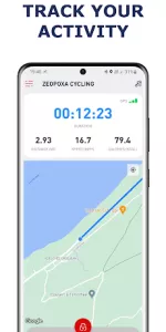 Cycling app  app screenshot 1