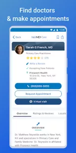 WebMD app screenshot 2