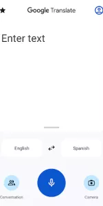 Google Translate app screenshot 3