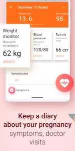 Pregnancy and Due Date Tracker app screenshot 3