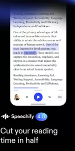 Speechify Text to Speech Voice app screenshot 1