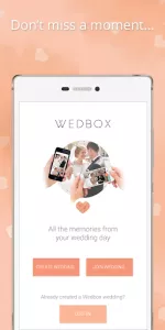 Wedding Photo App by Wedbox app screenshot 1