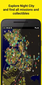 NightCityMap app screenshot 2