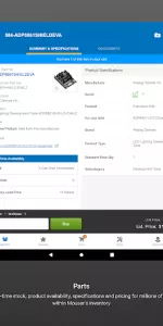 Mouser app screenshot 14
