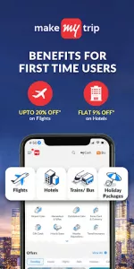 MakeMyTrip  app screenshot 2