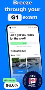 G1 Driver's Test Genie app screenshot 1