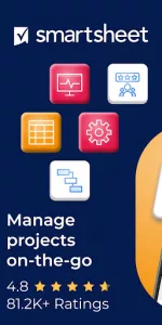 Smartsheet app screenshot 1