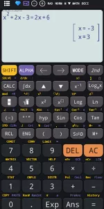 Scientific calculator plus 991 app screenshot 2