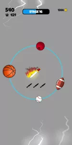 Knife vs Balls app screenshot 4