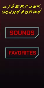 Cyberpunk Soundboard app screenshot 1
