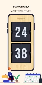 Zen Flip Clock app screenshot 2