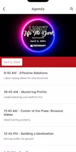 Performance Foodservice Events app screenshot 4