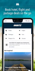 Orbitz Hotels & Flights app screenshot 1