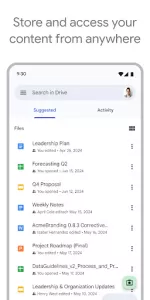 Google Drive app screenshot 1