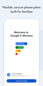 Google Fi Wireless app screenshot 1