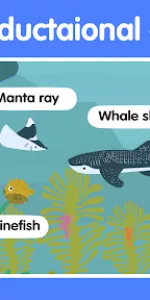 Learn Ocean Animals for kids app screenshot 4