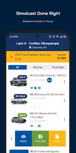CarMax Auctions app screenshot 2
