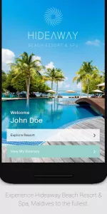 Hideaway Beach Resort & Spa app screenshot 1