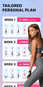 Workout for Women app screenshot 2