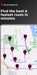 RoadWarrior Route Planner app screenshot 1